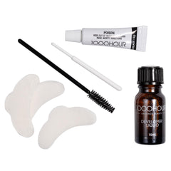 MaxRelief model before and after images demonstrating fuller defined brows