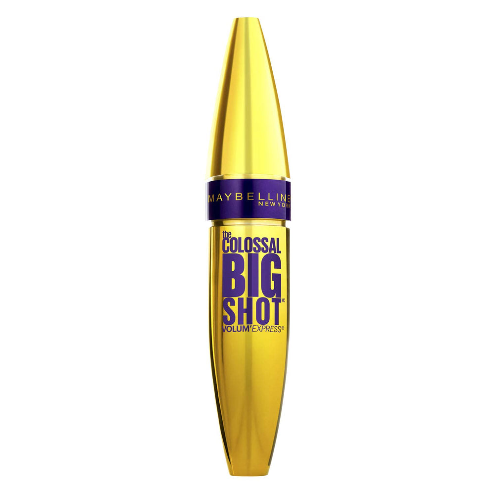 Maybelline front tube showing sleek packaging and bold black shade benefit