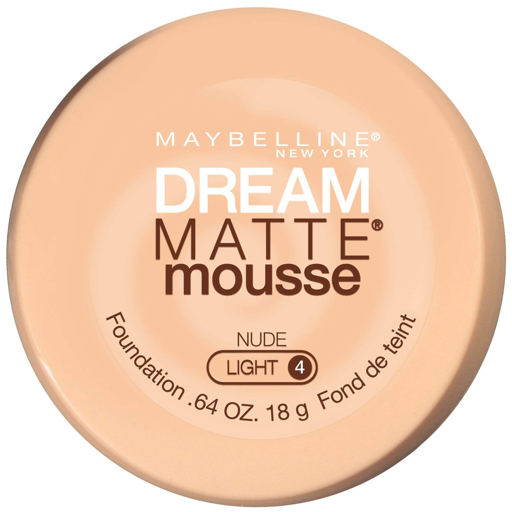 MAYBELLINE Dream Matte Mousse front packaging showing product and shade for quick selection