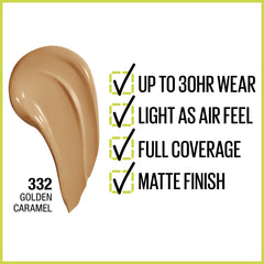 Maybelline pump nozzle detail for precise dispenses and mess-free application