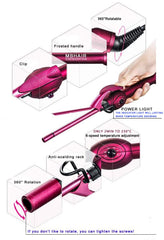 MBHAIR insulated tip and ergonomic handle for safer, more comfortable styling