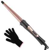 MCODON wand front view showing tapered barrel and ergonomic handle, easy styling benefit