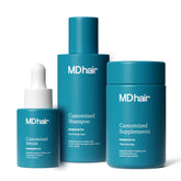 MDhair kit front packaging showing complete system benefit