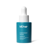 MDhair bottle front packaging showing label and benefit
