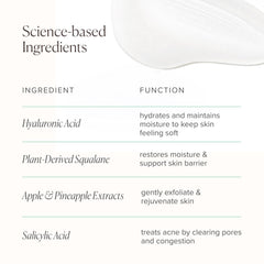 MDSolarSciences pineapple and apple extracts highlighting natural exfoliation benefits