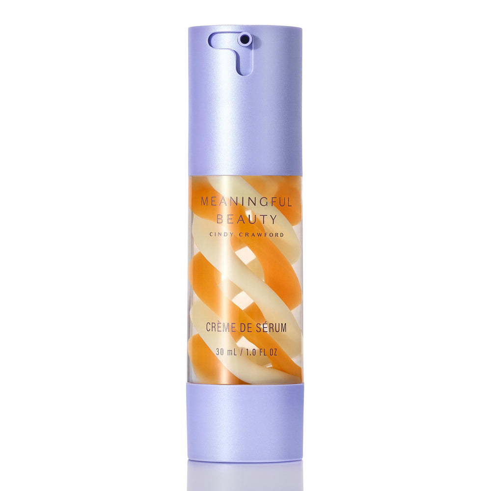 Meaningful Beauty front packaging showing sleek bottle and brand clarity, conveys premium hydration