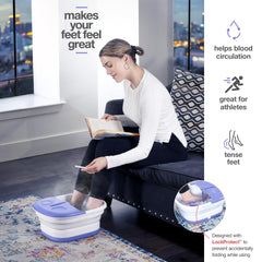 Medical king close-up of 14 rollers for targeted foot stimulation