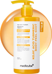 medicube bottle front view showing product for brightening body skin