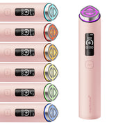 medicube Booster Pro X2 front view showing compact design and glow benefits