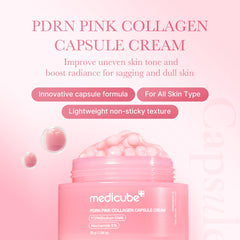 medicube capsule close-up pink beads preserving active PDRN potency