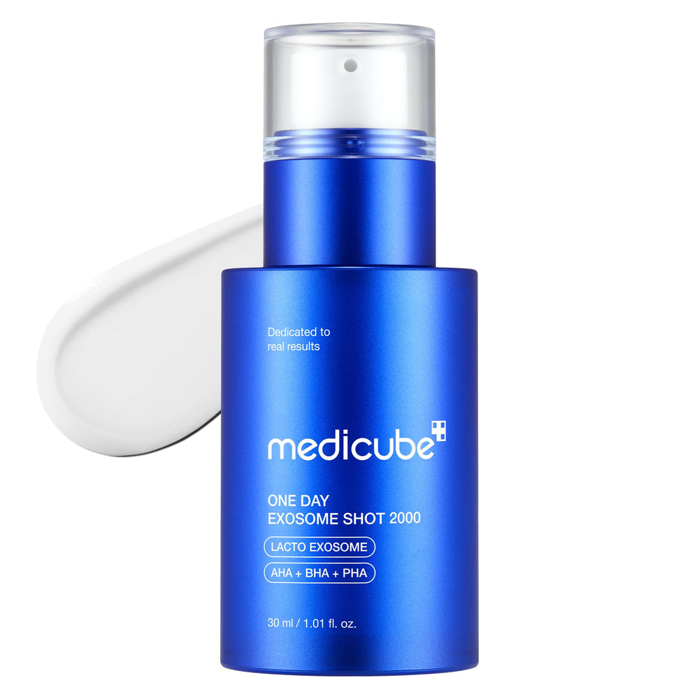 medicube front packaging showing serum and benefits
