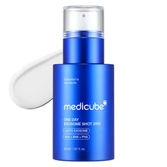 medicube front packaging showing serum and benefits