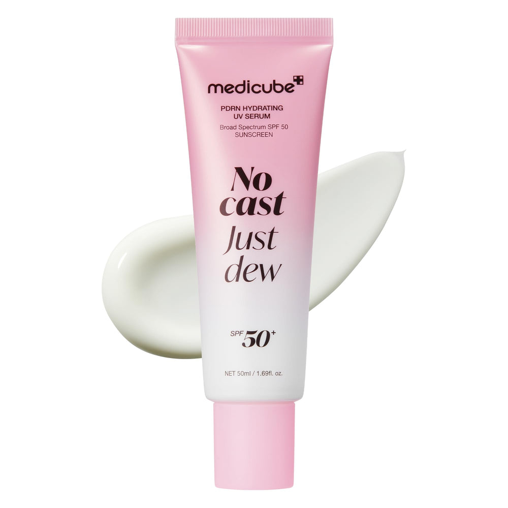 medicube front packaging showing SPF 50 and lightweight benefits