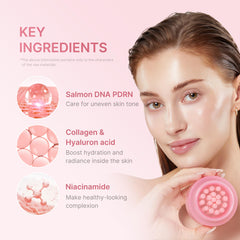 medicube gel texture on spoon showing non-sticky hydrating finish