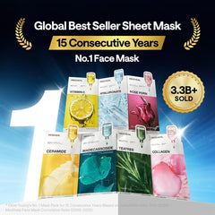 MEDIHEAL single sheet unfolded to show thin barrier and full-face coverage benefit