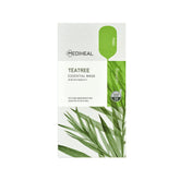 MEDIHEAL front packaging showing 10 tea tree sheet masks and clear benefit