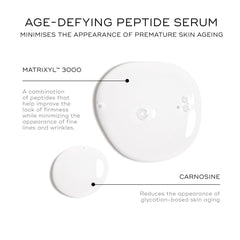Medik8 Liquid Peptides texture closeup demonstrating lightweight hydrating consistency