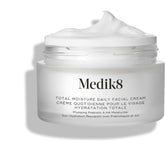 Medik8 front packaging showing jar and branding, communicates clean hydration