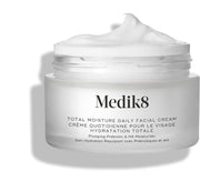 Medik8 front packaging showing jar and branding, communicates clean hydration
