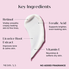 medix 5.5 cream dispensed on hand showing quick absorption and hydrating benefit