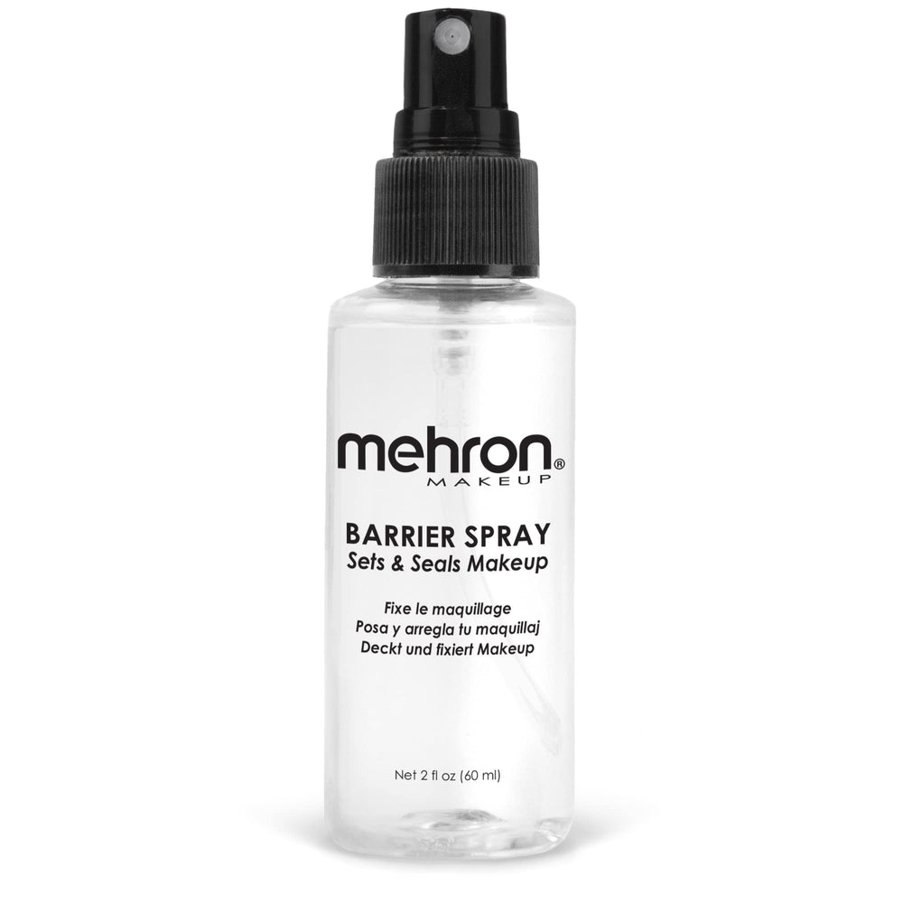 Mehron Makeup bottle front view showing professional packaging and product benefit
