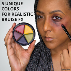Mehron Makeup cream texture close-up demonstrating rich pigmentation