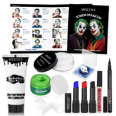 MEICOLY front packaging showing full Joker makeup set and contents, clear kit overview
