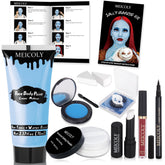 MEICOLY kit front packaging showing full Sally makeup set and included tools