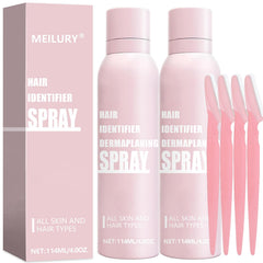 Meilury front packaging showing spray and razors for clearer shaving