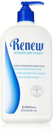 Melaleuca Renew front packaging showing 20oz bottle and label, long-lasting hydration