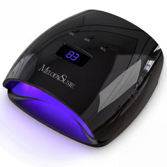 MelodySusie front view of lamp showing compact profile and fast curing benefit
