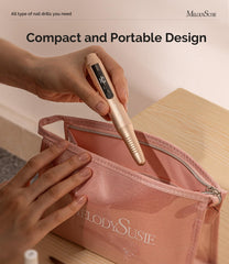 MelodySusie PC180G held in hand to show scale and ergonomic grip for comfort