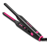 MELYDO front view showing compact pencil flat iron and branding for portable styling