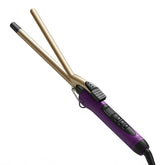 MELYDO front view of curling wand showing compact design and benefits portability