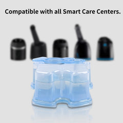 MEMIRY cartridge installed in Braun Clean&Charge station demonstrating easy swap
