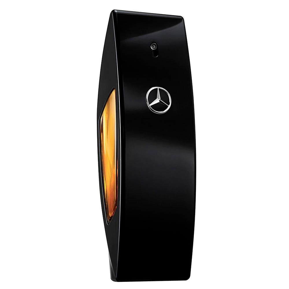 Mercedes Benz Club Black front bottle shows sleek branding and elegant look
