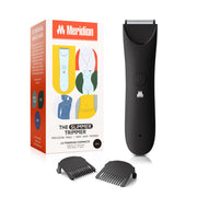 MERIDIAN Slimmer Trimmer Onyx front view showing sleek shape and ease of grip