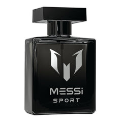 Messi side profile of bottle highlighting label and silhouette benefit
