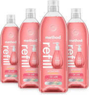 Method pink grapefruit front tub showing full product and branding for easy refill