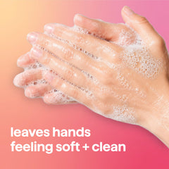 Method gel lather texture on palm demonstrating creamy foam and gentle cleanse