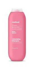 Method shampoo pump close-up highlighting easy dispensing and gentle cleansing