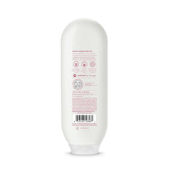 Foamy shampoo lather texture demonstrating Method cleansing and buildup removal