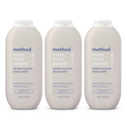 Method front packaging showing 18 fl oz bottle and soothing design benefit skin hydration