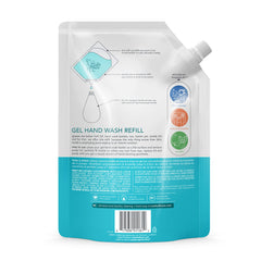 Method Waterfall pumped into a dispenser demonstrating quick refill and convenience
