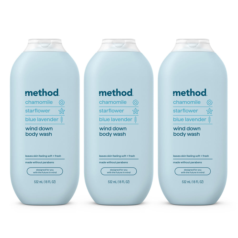 Method Wind Down front packaging showing calming label and size for easy identification and bedside benefit