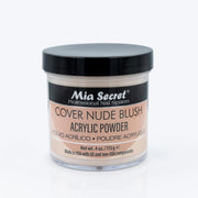 Mia Secret jar front view showing product label and clear lid benefits visibility