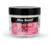 Mia Secret front jar showing product packaging and easy application benefit