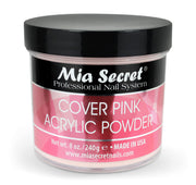 Mia Secret front jar view showing label and full 8 oz benefit