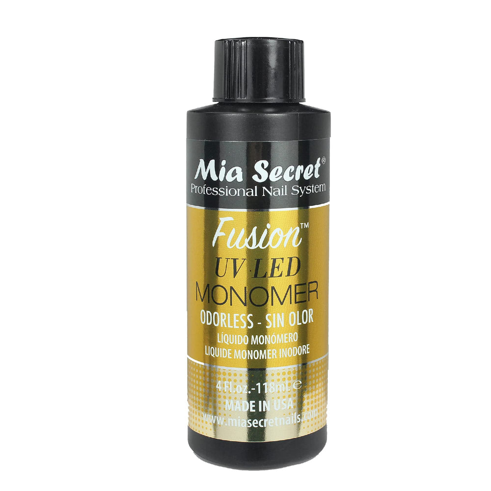Mia Secret front packaging showing bottle sizes and professional benefit