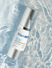 MiamiMD 30ml bottle beside common items to show true size